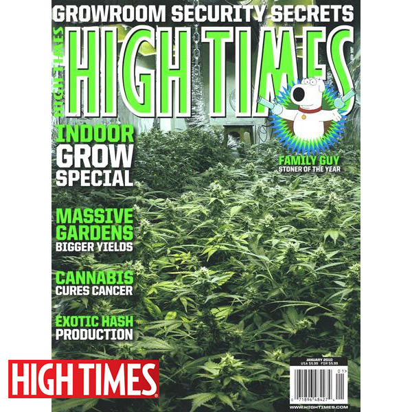 雑誌「HIGH TIMES 2010年1月号（オールドストック ハイタイムス ★インドア栽培特集）」