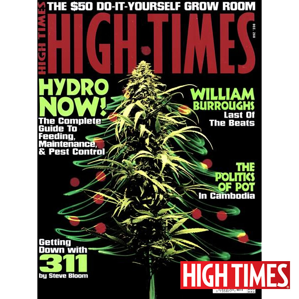 雑誌「HIGH TIMES 1997年12月号（オールドストック ハイタイムス ★マリファナバッズツリー表紙）」