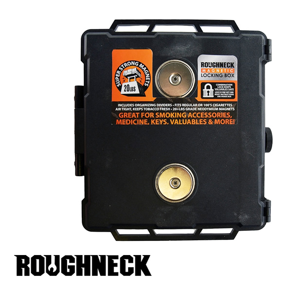 隠しケース、スタッシュケース「Roughneck Magnetic Locking Box（ラフネック　強力ネオジム磁石・カギつきボックス）」