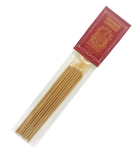 お香「PREMIUM CHANDAN HEMP OIL INCENSE（ヘンプオイル配合インセンス プレミアムチャンダン）」