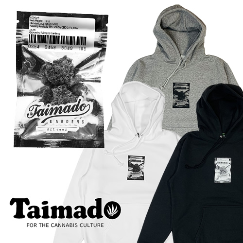 プルオーバーパーカー「TAIMADO Garden OG KUSH 1.0g (大麻堂ガーデン OGクッシュ 1.0グラム)」[No.321]【マリファナ名品種】